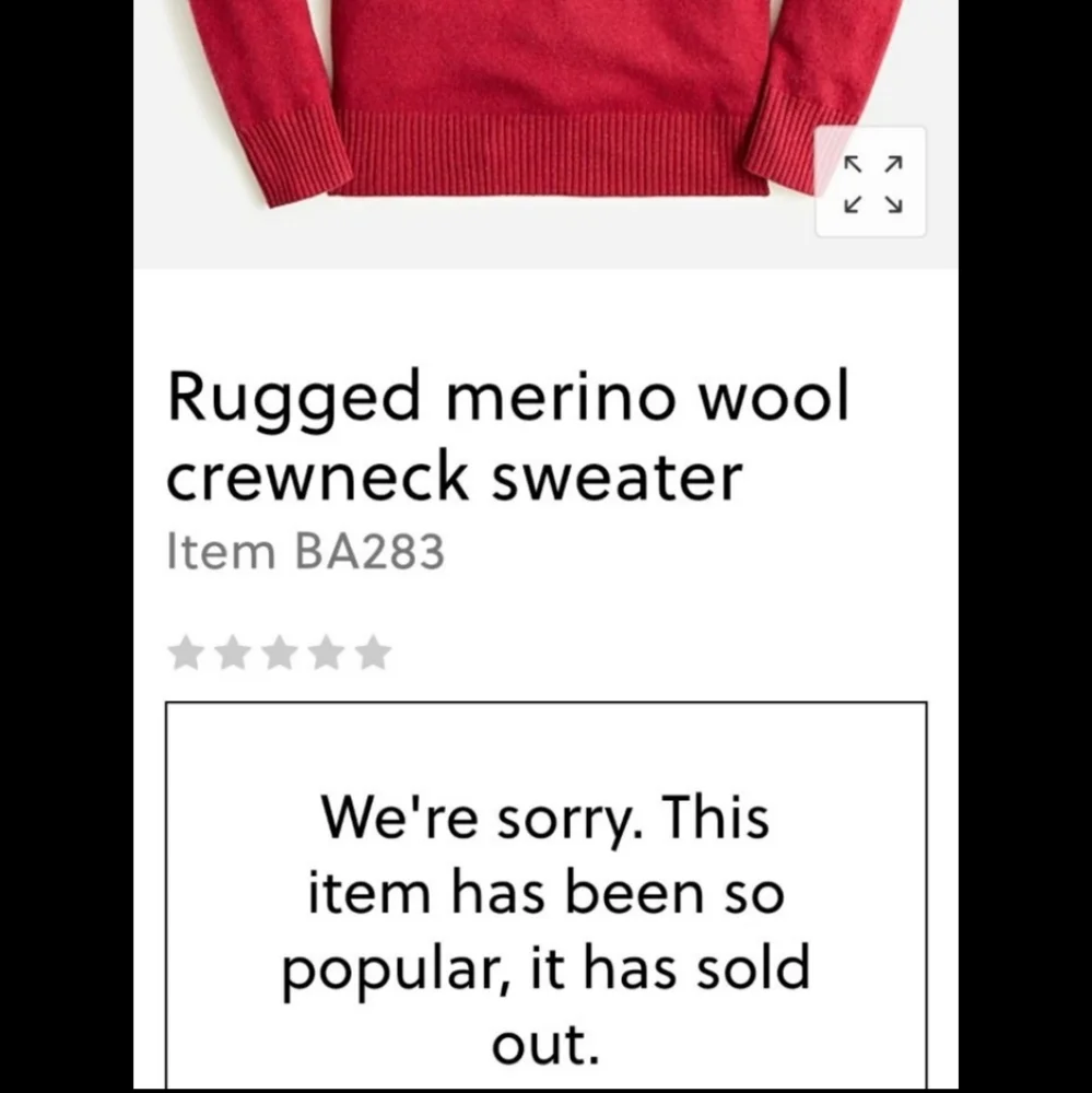 J.CREW Rugged Merino Wool Crewneck Sweater Men's SM Dk. Forest Green BNWT 1 Left